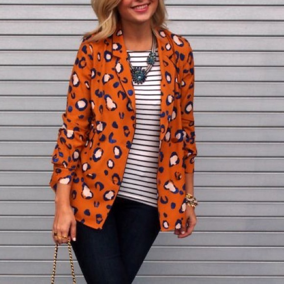 3.1 Phillip Lim Leopard Print Light Weight Blazer - Picture 2 of 7